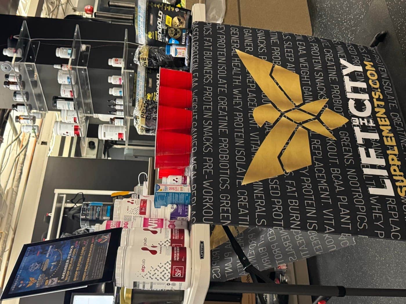 Lift the City supplement table display at Arzadon partner event